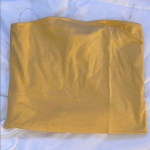 Mustard crop top